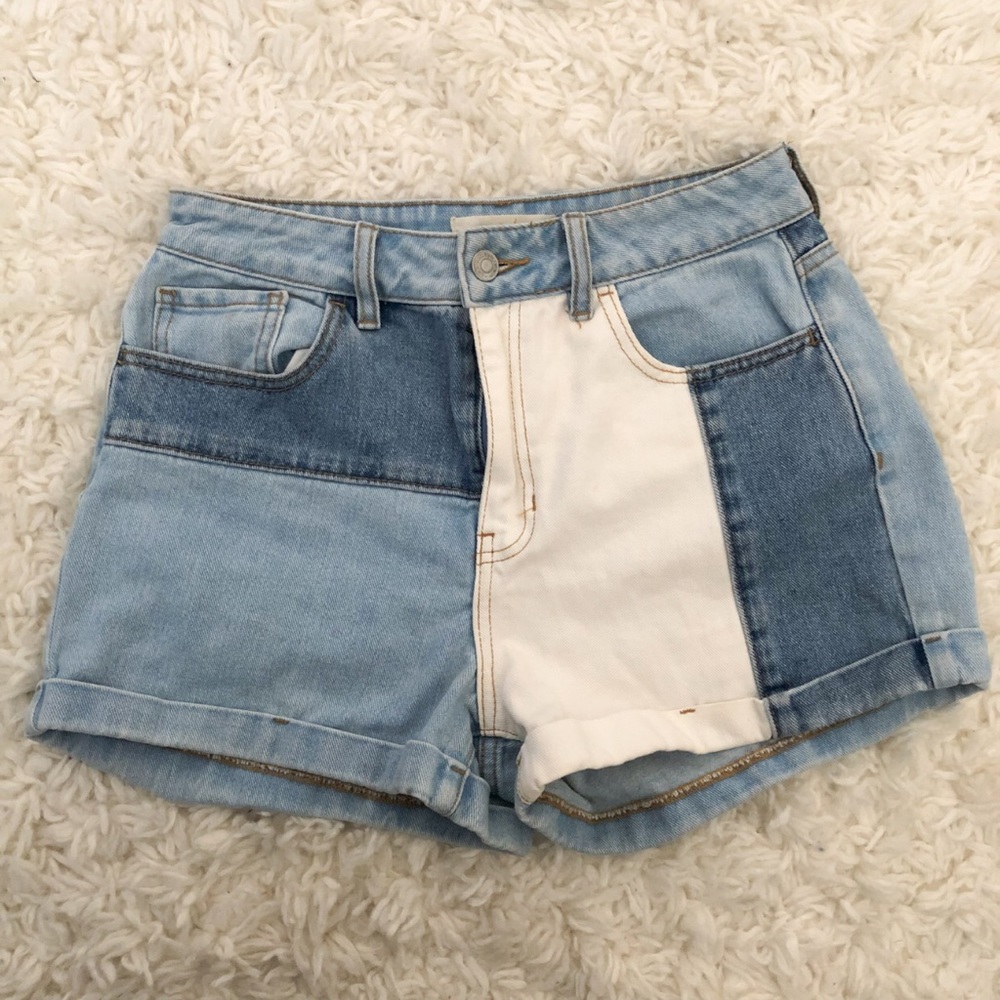 pacsun hopper patch mom shorts